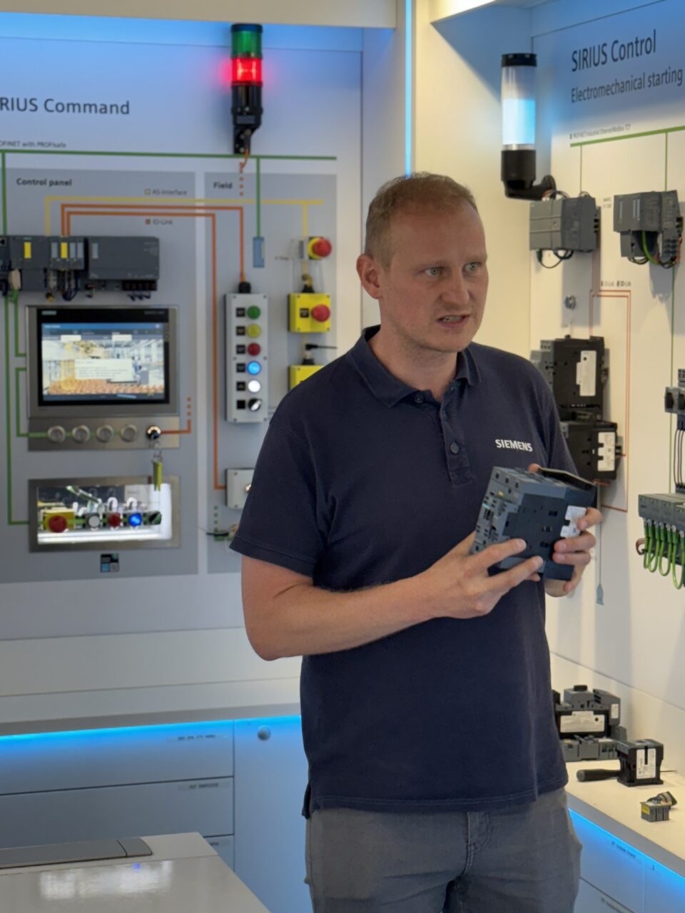 Bedien-Demo an den HMI-Panels